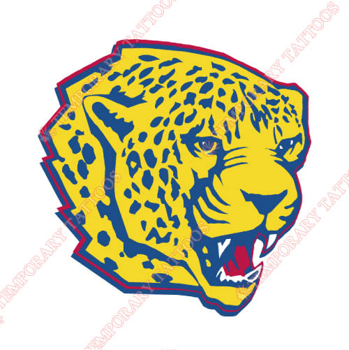 South Alabama Jaguars Customize Temporary Tattoos Stickers NO.6180
